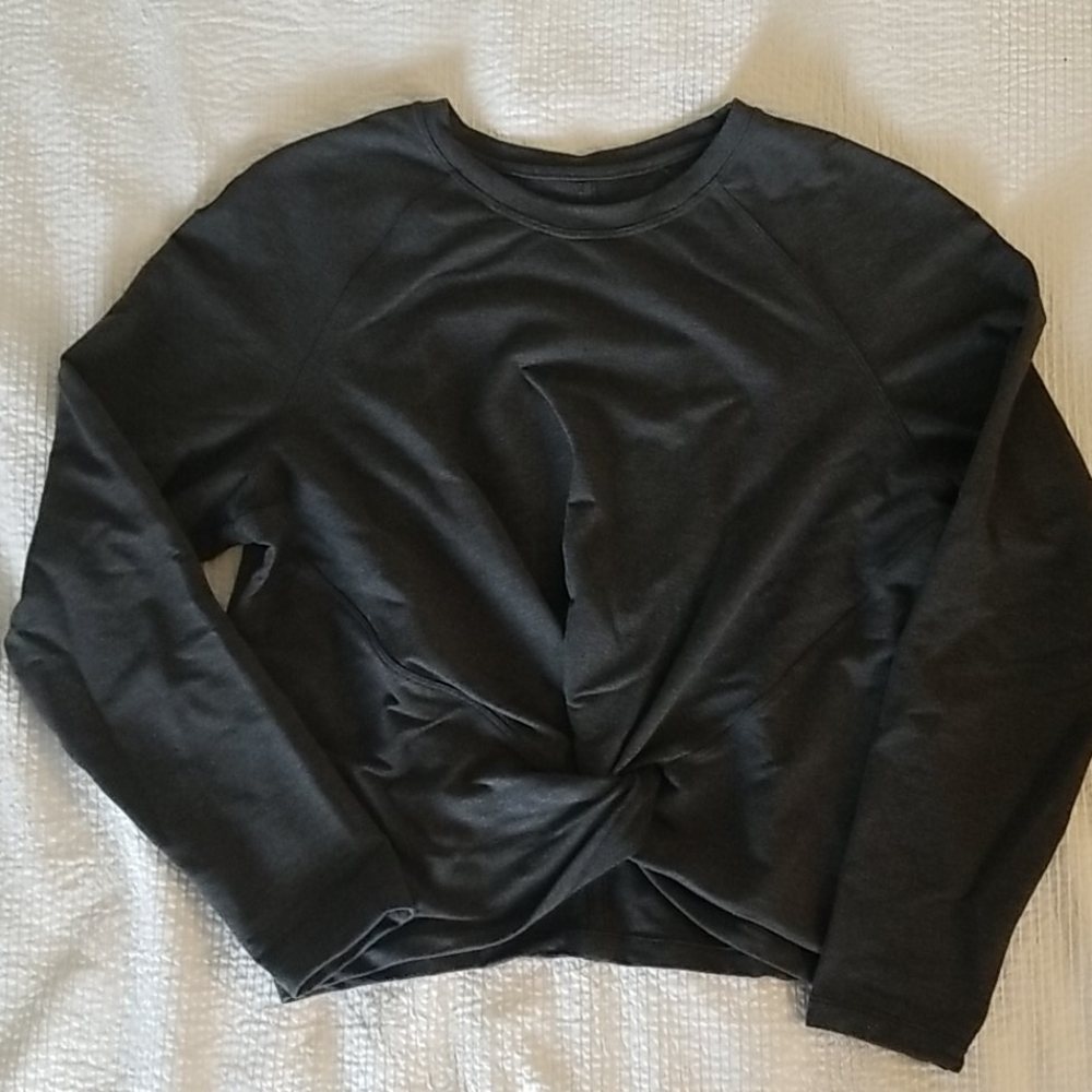 Lulu Lemon Charcoal Grey Pullover